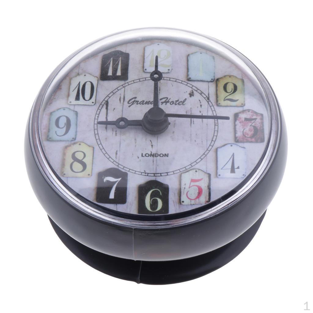Clock Suction Cup Water Resistant for bathroom and kitchen