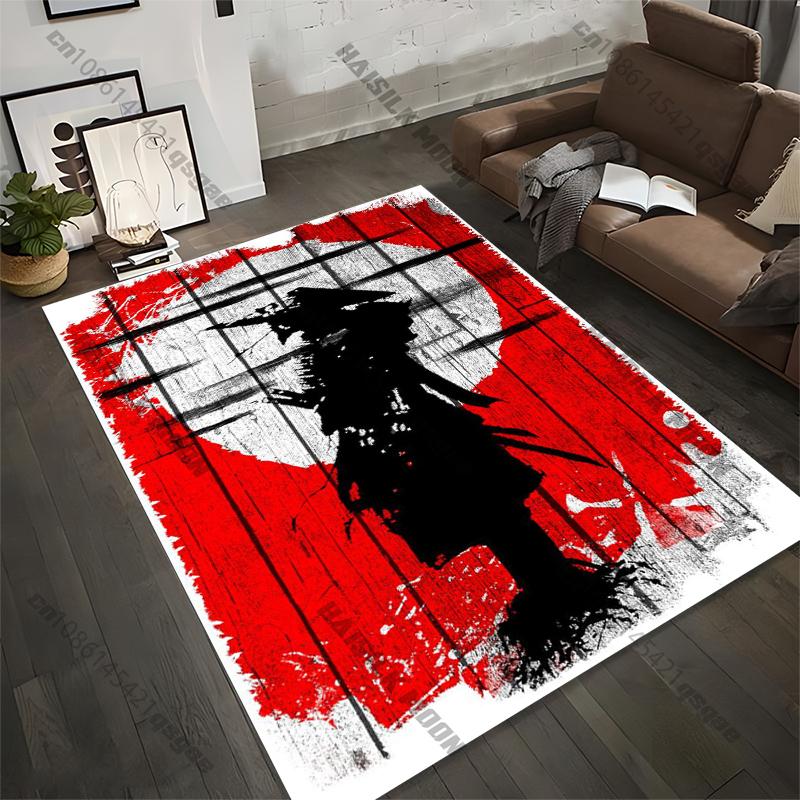 15 Size Samurai Spirits Large Carpet Living Room Home Decor Sofa Table Rug Anti Slip Chair Lounge Floor Mat Carpet for Bedroom