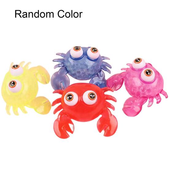 Zabawka do ściskania Kraba Elastyczne Elastyczne Piłki Antystresowe Kolorowa Zabawka do Ściskania Łagodzi Stres Zabawki Wentylacyjne Fidget Squishes Zabawka Dekompresyjna Upominek na Przyjęcie