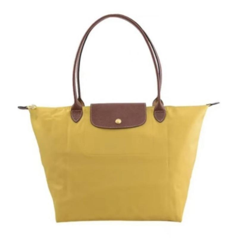 Borsa a sacchetto Leggera borsa tote pieghevole Borsa a tracolla per pendolari in nylon impermeabile di grande capacità borsa a mano