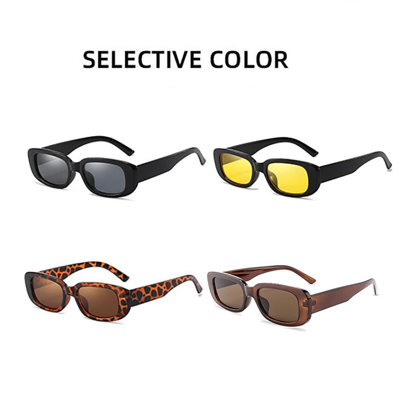Fashion Small Frames Sunglasses Unisex Glasses European and American Street Photos Square Sunglasses Male Driving Fishing Eyewear