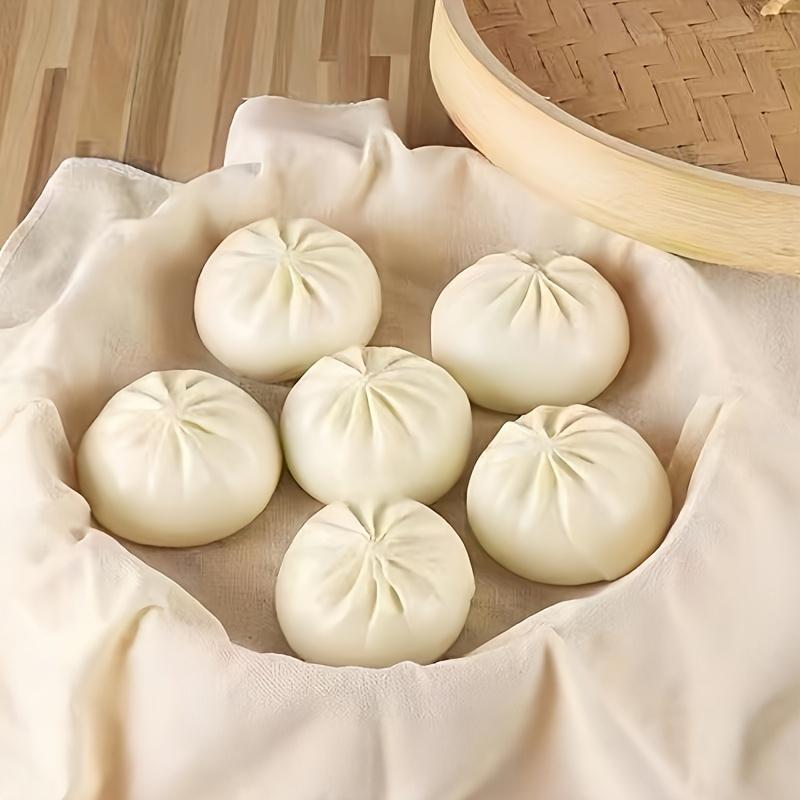 10 Stück Dampftuch Filtertuch Baumwollfaser-Netz Sieb Saugfähig Atmungsaktiv Joghurt Käse Bier Tofu Homebrew Filtertuch
