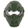 Maschera Facciale Tattica CS per Persona Reale Maschera Protettiva da Ciclismo con Lente in PC Protezione Solare Anti-UV per Sport all'Aperto