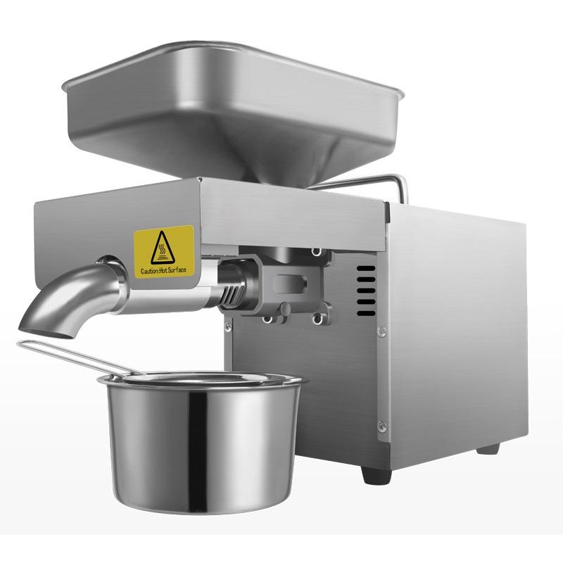 Domácí extraktor lněného oleje Lis na olej Stroj pro lisování za studena Zařízení pro podnikání se semeny Hydraulický lis Semena Olej 110V/220V 1500W
