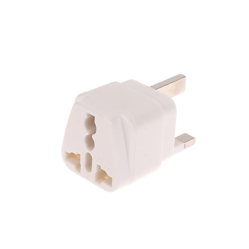 

Universal Uk Plug Adapter With 13A Fuse Black/White Travel Adapter 3P Type Power Socket Outlet Uk Eu Il Adapter Us To Uk Plug белый