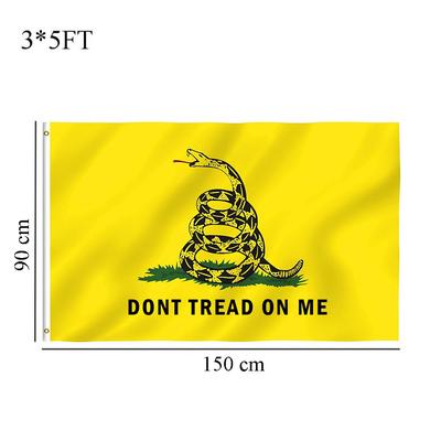 New Yellow Snake Tea Party Culpeper Dont Tread On Me Flag 3x5FT Banner