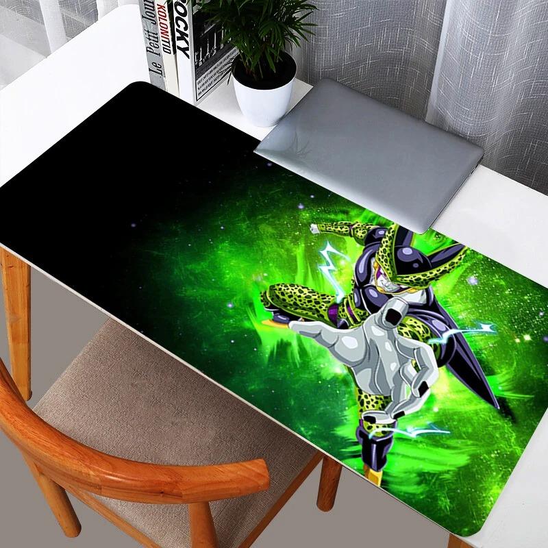 DBZ Dragon Ball Cell Mouse Pad Professional Esports Gamers Speed Pc Gaming Rubber Keyboard Notbook Desk Mat Mousepad X