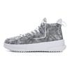 Anta Comfortable Versatile Non-Slip Wear-Resistant Mid-Top Basketball Shoes Men Sneakers Flower-Gray 112141801-4