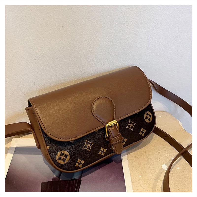 Spring and summer new bag retro printed small square bag fashion explosion popular women's bag shoulder messenger bag