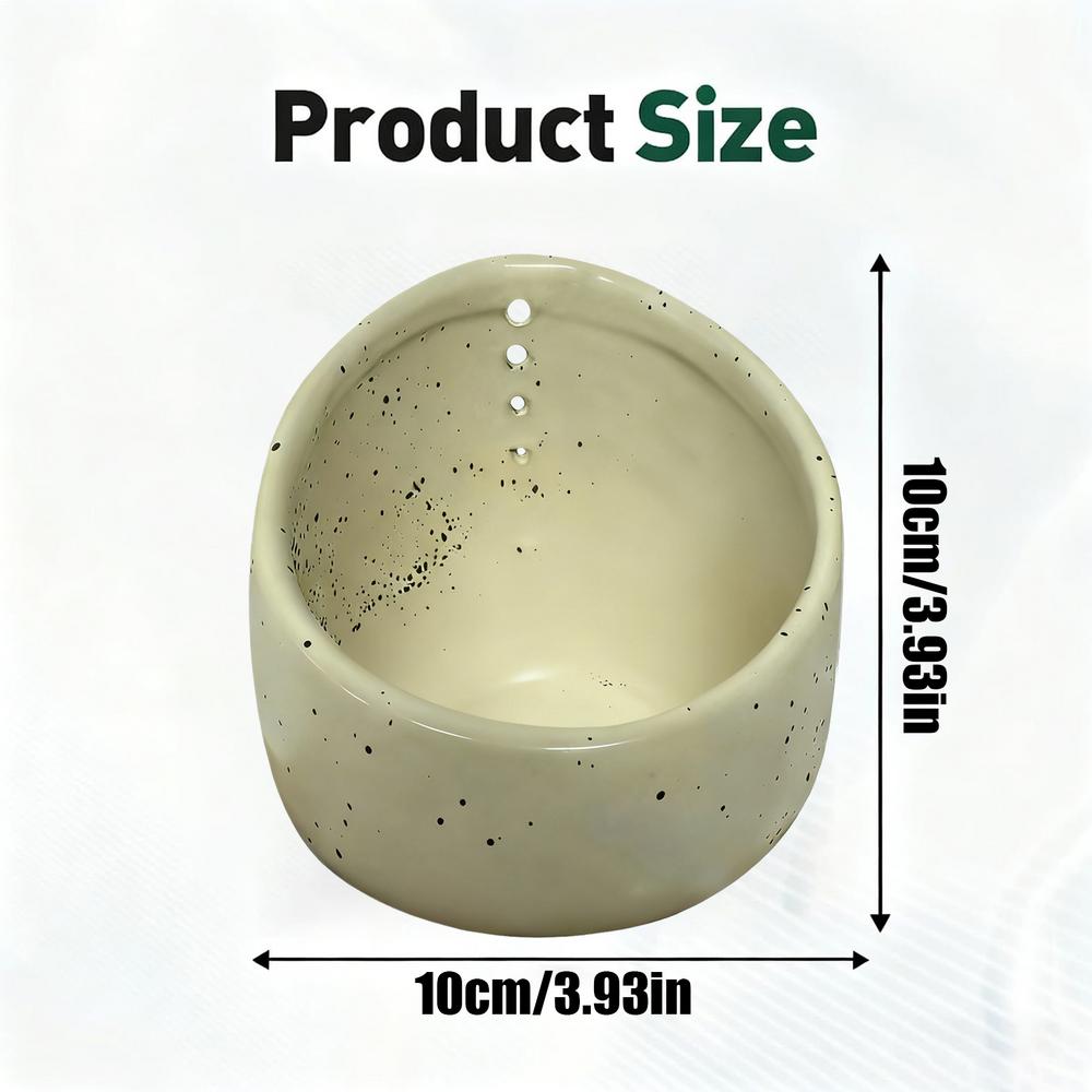 Pottery Vanilla Stripper Handmade Kitchen Gadgets Ceramic Vanilla Peeling Cup Bowl For Cooking Collard Greens Mint Rosemary