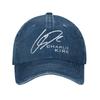 Washed Baseball Cap Charlie Kirk Signature Summer Trucker Hat For Unisex Adult  Classic Hunting Camping Sun Snapback Cap