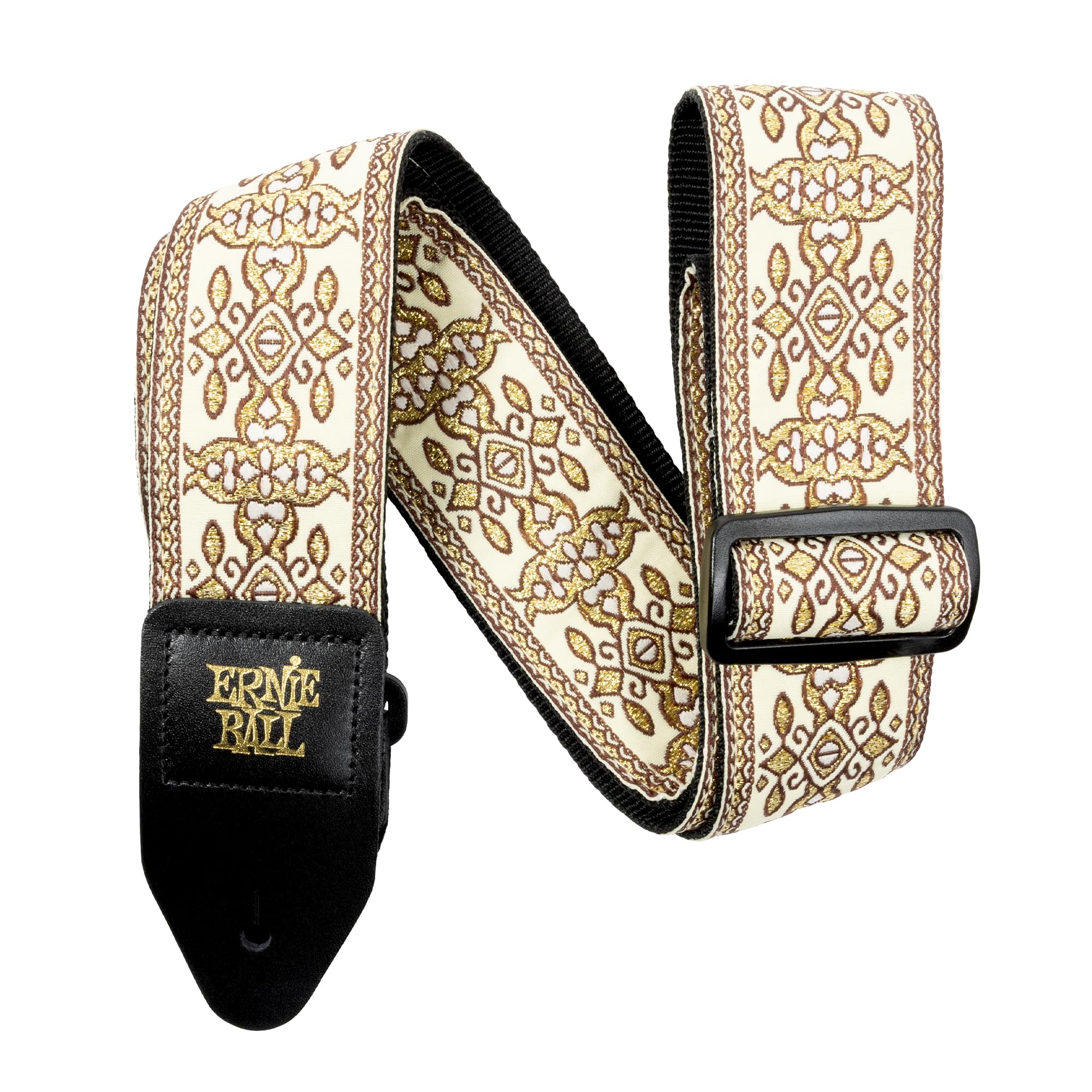 

Authentic Ernie Ball 5437 Guitar Jacquard Golden Tapestry Strap, Strap,