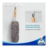 MR.SIGA Lint-Free Dust Remover Bamboo Handle Replaceable Head Washable Microfiber Duster for Home Cleaning