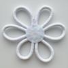 62KD 4PCS/Set Flower Wall Hanging Nursery Decoration Wall Hanging Rope Flower Set