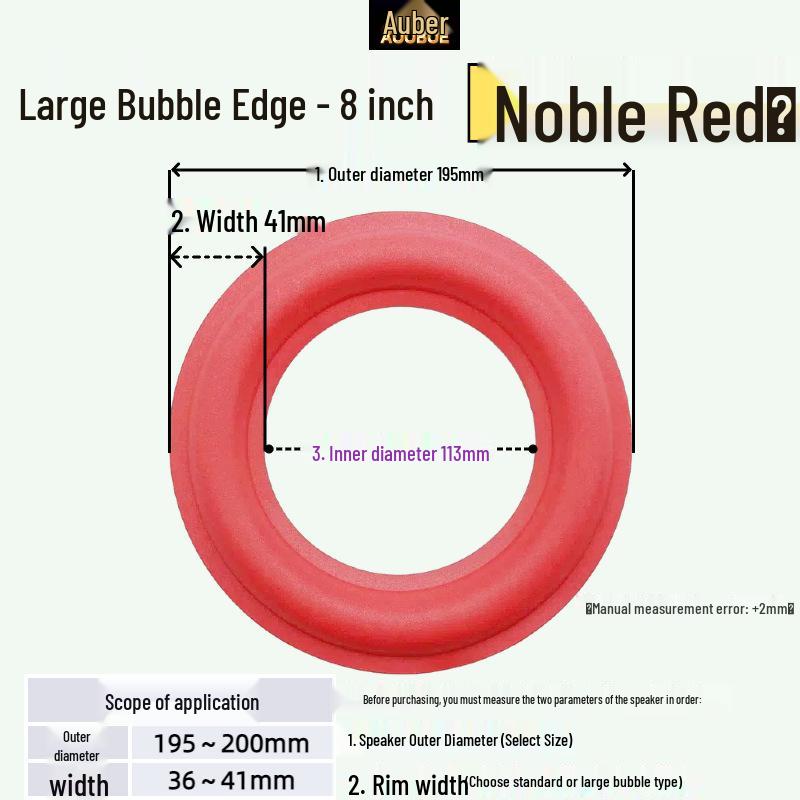 JBL Speaker Repair Foam Surround: Replacement Edge for 3/4/6/6.5/8/10/12 Inch Folding Ring