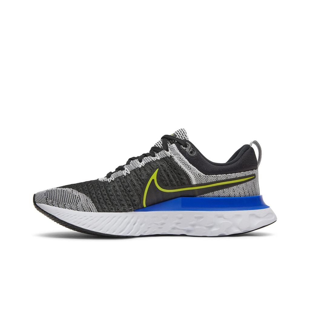 Nike React Infinity Run Flyknit 2 'Racer Blue Cyber' (Unisex) White / Black / Racer Blue / Cyber Running Shoes CT2357 100