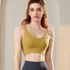 Women's High-Impact Sports Bra: Large Size, Shockproof, Stylish Back Design for Running & Yoga