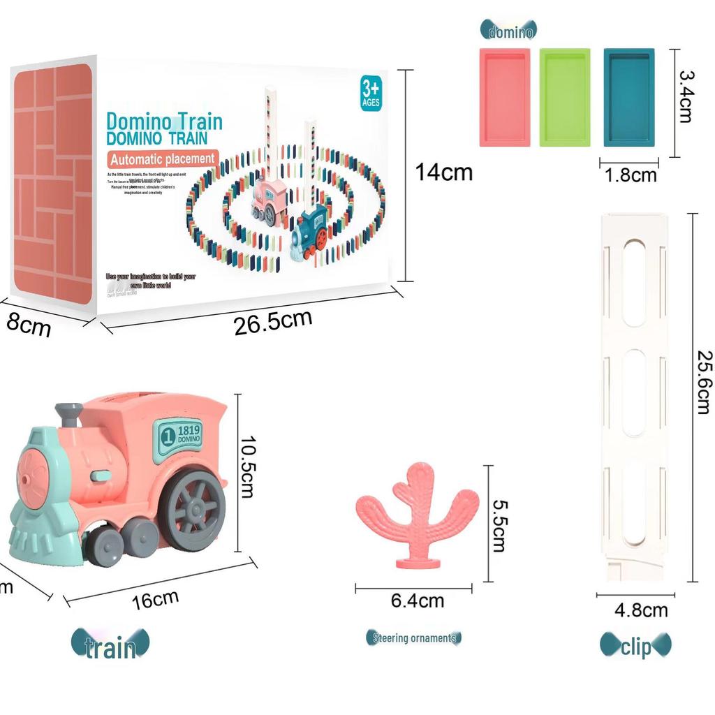Domino Electric Train Building Blocks - Fun Educational Toy for Kids