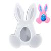 Bunny Resin Mold Handmade Easter Bunny Candle Mold Food-Grade Silicone Handmade Making Crafts for Jelly Ornaments Soap Candle