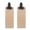 2PcsCelsiusSet Natural Wooden   Bubble Stone Diffuser for Aquarium Fish  (S)