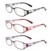 1 PC Hot Fashion Anti-Blue Light Reading Glasses Urltra-Light Eye Protection Women Flowers Elegant Comfortable Eyeglasses