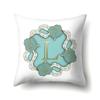 Polyester Pillowcase Home Decoration Gold Printed Pillowcase 26 English Letters Bedside Cushion Cover