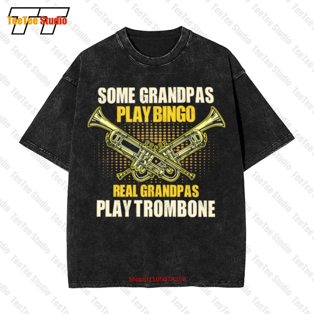 Real Grandpas Play Trumpet Vintage Oversized TShirt WSJ S