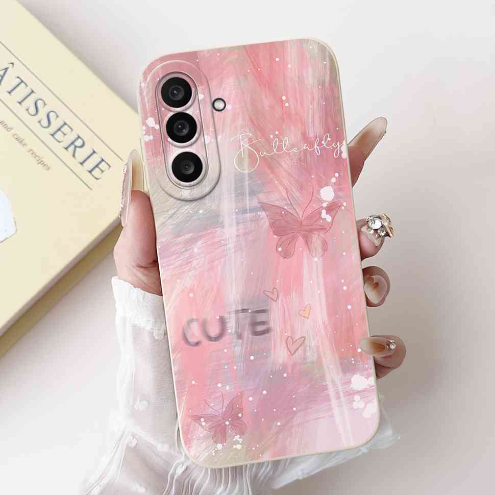 For Samsung Galaxy M56 5G 6.73" Case Cute Cartoon Animal Bow Soft Silicone Cover For Samsung M56 SM-M566B/DS Bumper Phone Shell
