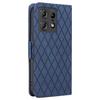 For Motorola Edge 50 Pro 5G Case Rhombus Splicing Color Leather Phone Cover
