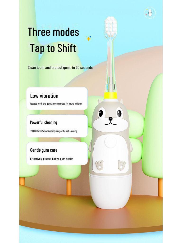 Beinuo Kids' Sonic Electric Toothbrush - Smart, Rechargeable, Automatic