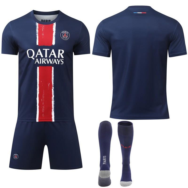 2425 Paříž Domácí dresová sada č.. 7 Mbappe 10 Dembele 30 Fotbalový dres Ligue 1 Sportovní oblečení