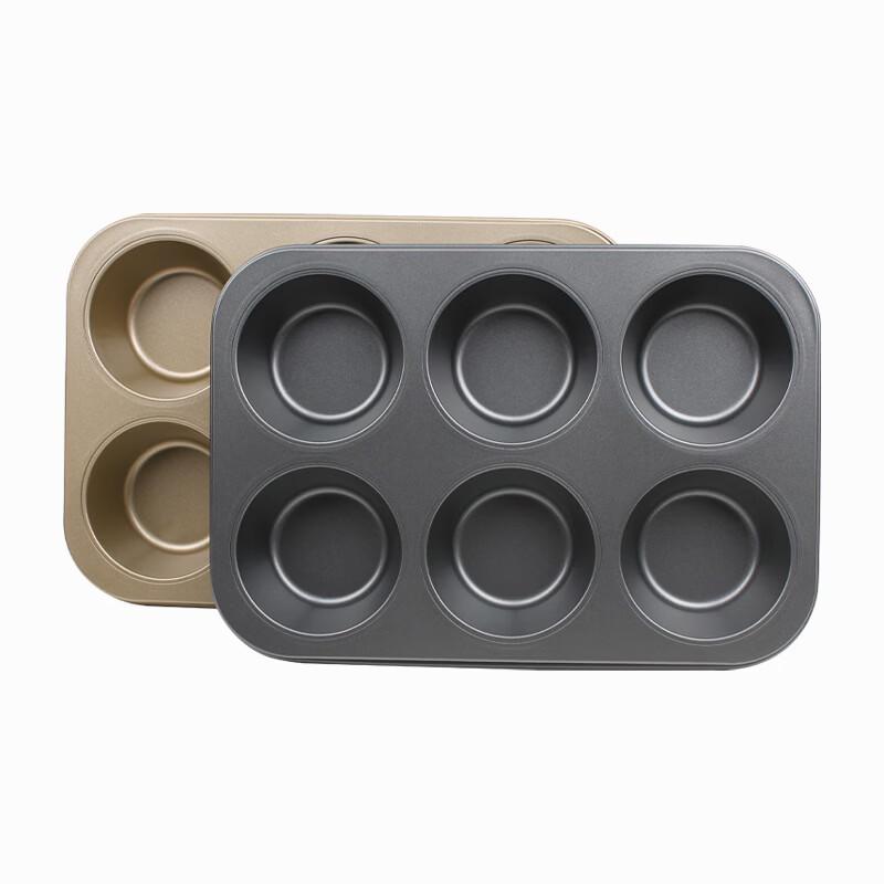 MDNG Non-stick Round Cupcake Muffin Baking Pan Set