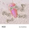 Japanese Style Rhinestone and Pearl Bow Nail Art Accessories