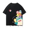 Pokémon Anime Q Edition Printed T-Shirt 2025 Summer Men's and Women's Plus Size Harajuku Trend Loose Casual Short Sleeve Top