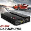 3800W 34*22*6CM 12V 4-Channel HIFI Car Amplifier Portable Car Audio System High Power Stereo Speaker