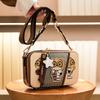 BEIBAOBAO New Cute Cartoon Bear Women's Messenger Bags Creative Trendy Ladies Single Shoulder Bags Fashion Lightweight Simple Underarm Bags for Female