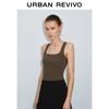 UR 2024 Autumn Women's Square Neck Knit Vest