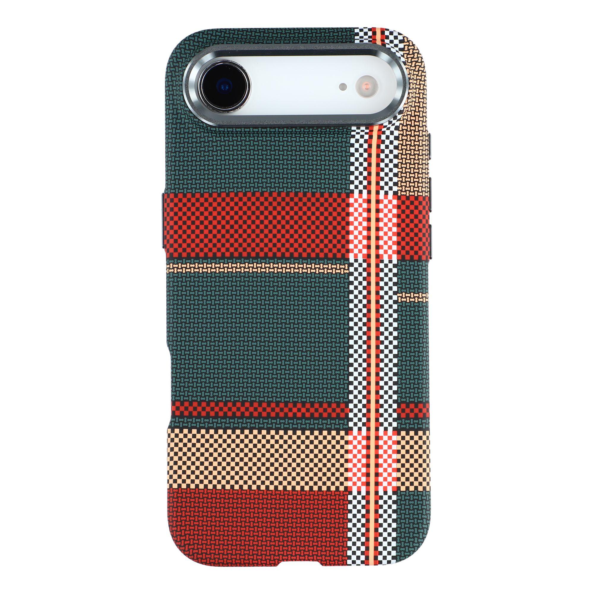 

For iPhone Air Magnetic Case Water Transfer Printing Metal Frame PC Phone Back Cover