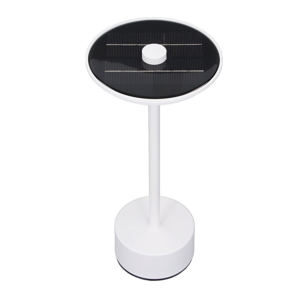 Solar Table Lamp LED Cordless 3 Light Source Touch Control Stepless Dimmable IP44 USB Rechargeable B