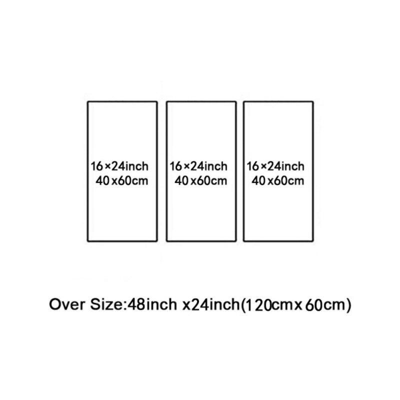 

3 шт. Картина для прикраси дому Картина Живопис олією Картина - Золоте листя