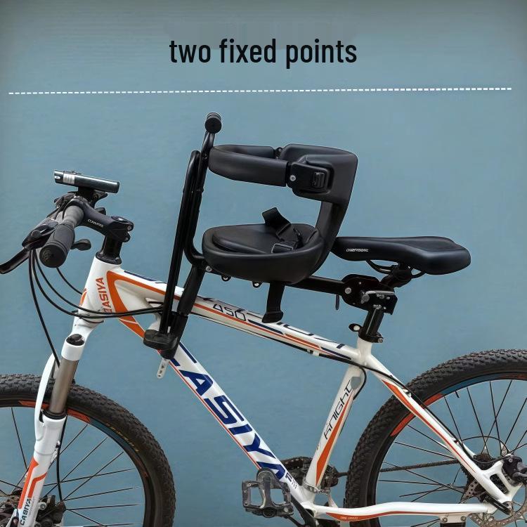 Hurtigutløser Sammenleggbart Sykkelbarnesete med Sikkerhetsrekkverk