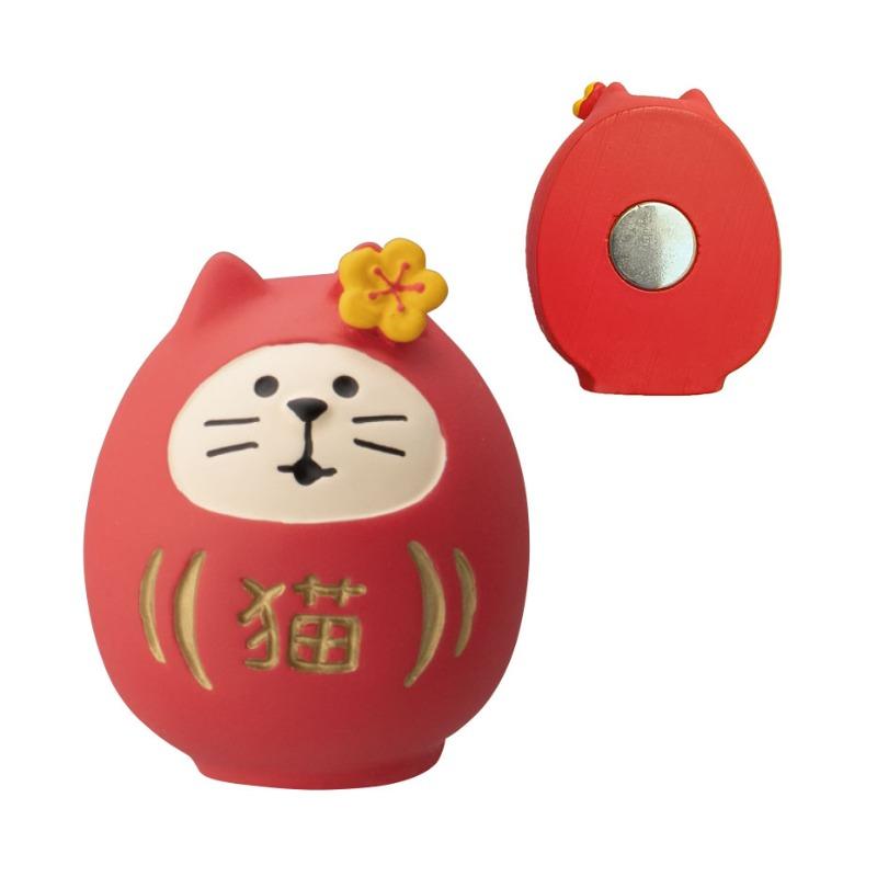 Japanese cat refrigerator sticker, grocery zakka cute bread coffee shop decoration gift miniature resin ornament