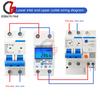 Single Phase Two Wire LCD Digital Display Wattmeter Power Consumption Energy Electric Meter KWh AC 230V 50Hz Electric Din Rail