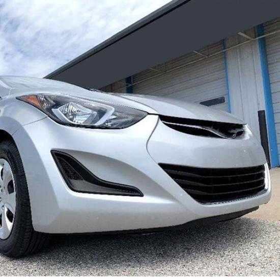 Front Left Right Fog Light Lamps Cove Bezel For 2014-2016 Hyundai Elantra 2pc