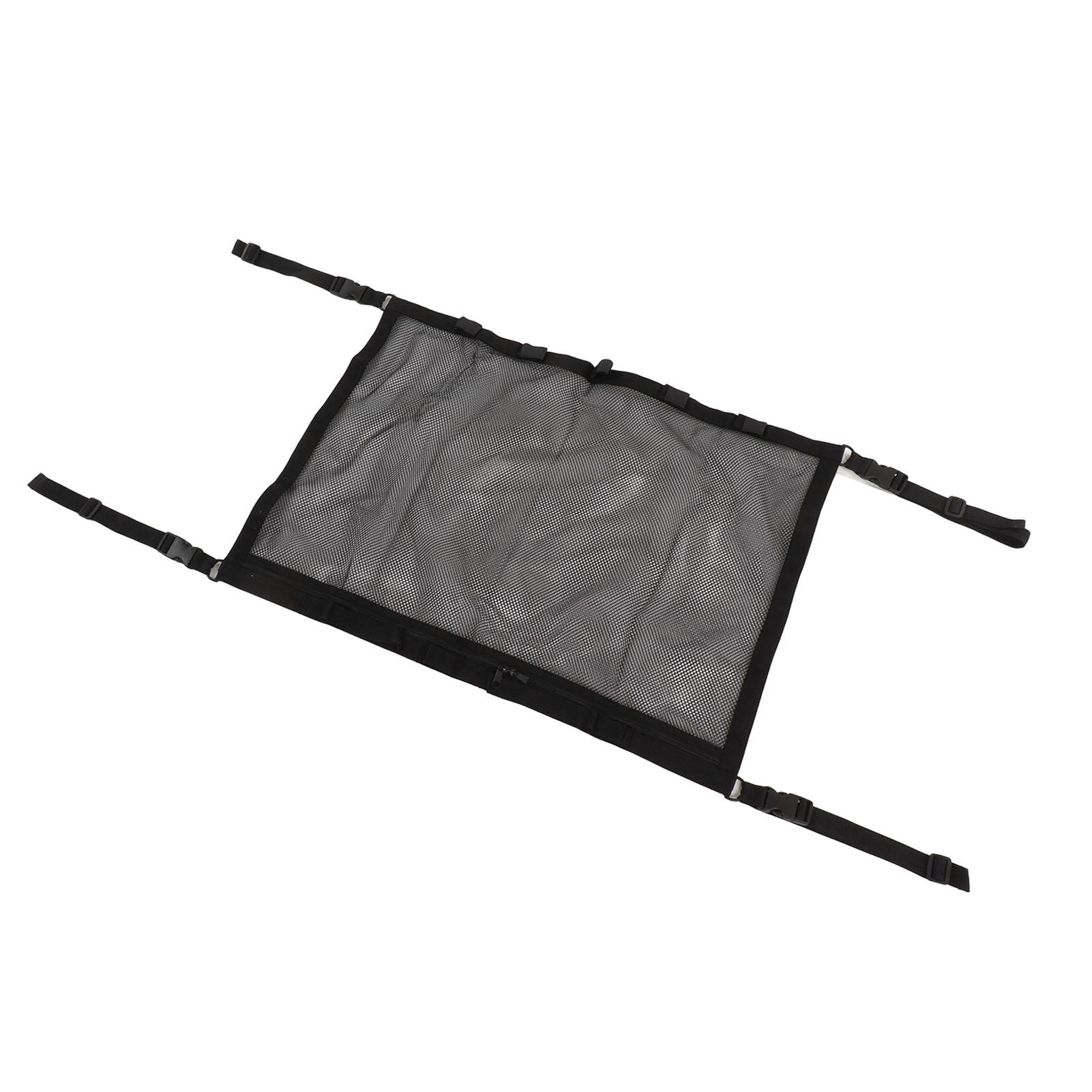 

Car Ceiling Cargo Net Pocket Car Mesh Roof Organizer for Fishing Rod Travel Toys Bedding