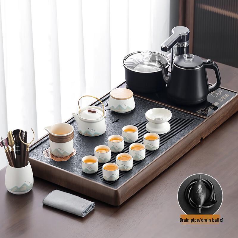 Automatic Ceramic Kung Fu Tea Table Set