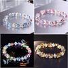 Fashion Butterfly Charm Crystal Stretch Beaded Bracelets Elastic Rope Women Temperament Bracelet&Bangles Charms Bohemian Jewelry