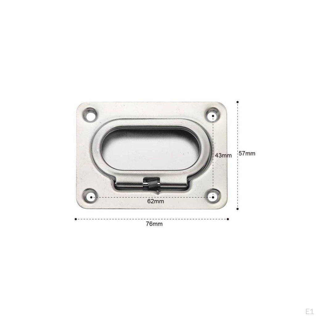 Spring SpringPowered Pull Handle Boat Deck Compartment Cover Flush Mount