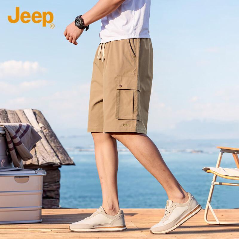 JEEP Men s Summer Casual Cargo Shorts L