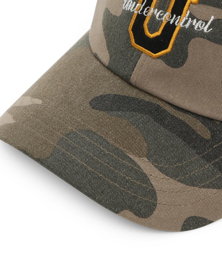 Eondeokeonteulol All-Season Cotton Camo Pattern Soft Top Logo Ball Cap Unisex Baseball Cap Sports Crew / Authentic B B / Camo